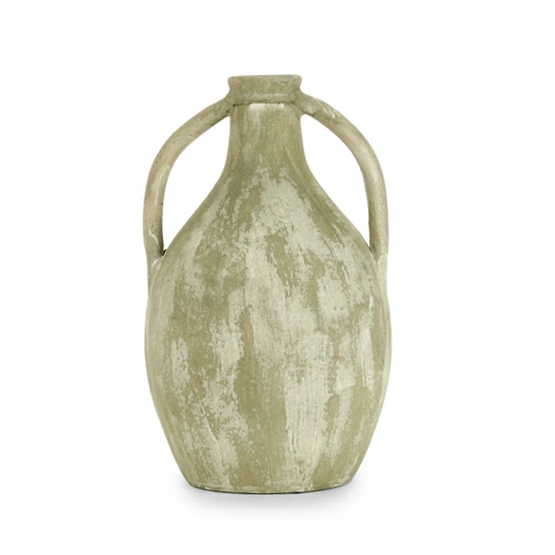 Sage Green Ceramic Vase, 16 in.