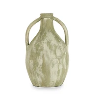 Sage Green Ceramic Vase, 16 in.