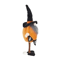 Orange Halloween Gnome with Boo Banner