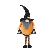 Orange Halloween Gnome with Boo Banner