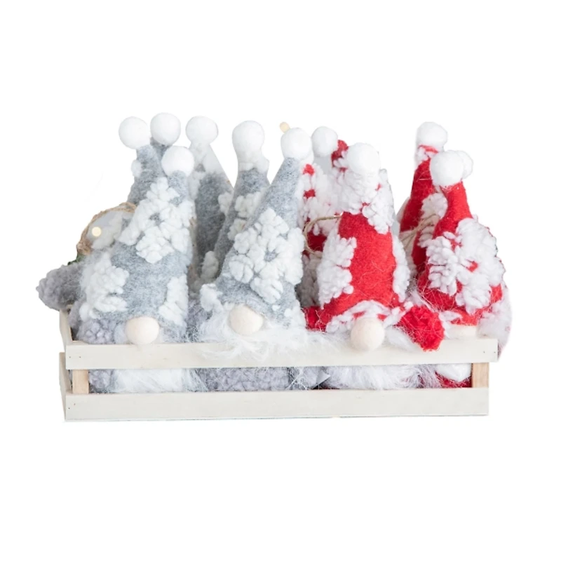 Fabric Christmas Gnomes 12-pc. Set