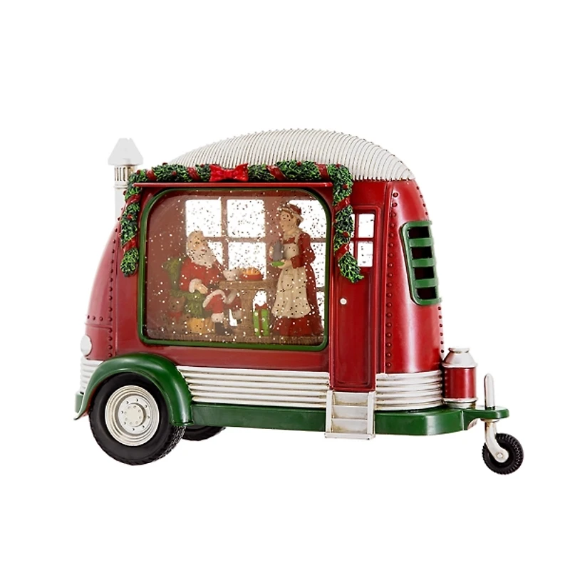 Santa in Camper Snow Globe