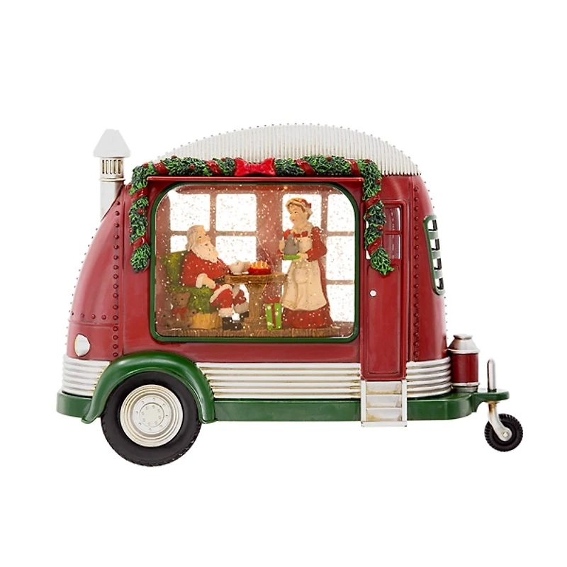 Santa in Camper Snow Globe