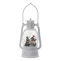 Snowman in Snow Globe Lantern