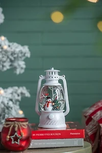 Snowman in Snow Globe Lantern