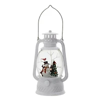 Snowman in Snow Globe Lantern