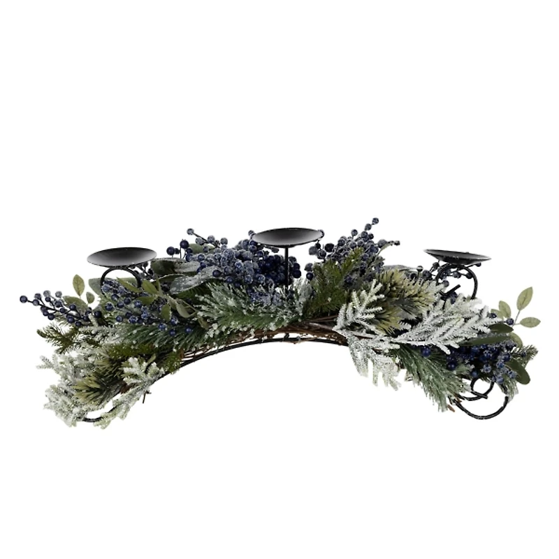 Frosted Blueberry Christmas Centerpiece