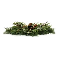 Mixed Pine Juniper Christmas Centerpiece, 28 in.