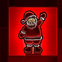 Waving Santa Claus Ekkolight