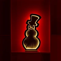 Snowman Outline Ekkolight