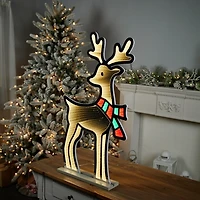 Deer with Scarf Ekkolight, 33 in.
