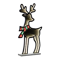 Deer with Scarf Ekkolight, 33 in.