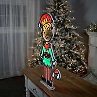 Elf with Candy Cane Ekkolight