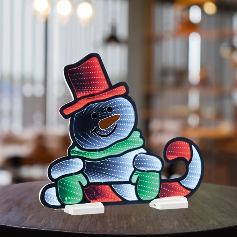Snowman Candy Cane Ekkolight