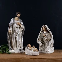 Champagne Holy Family 3-pc. Christmas Nativity Set