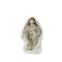 Champagne Holy Family 3-pc. Christmas Nativity Set