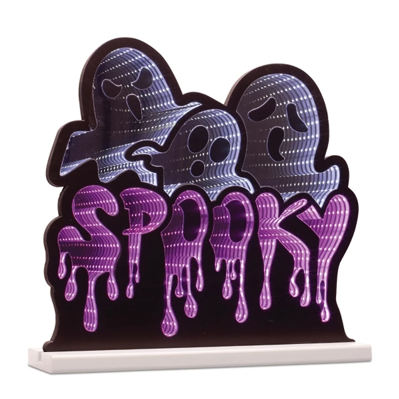 Purple Spooky Ghosts Ekkolight Statue