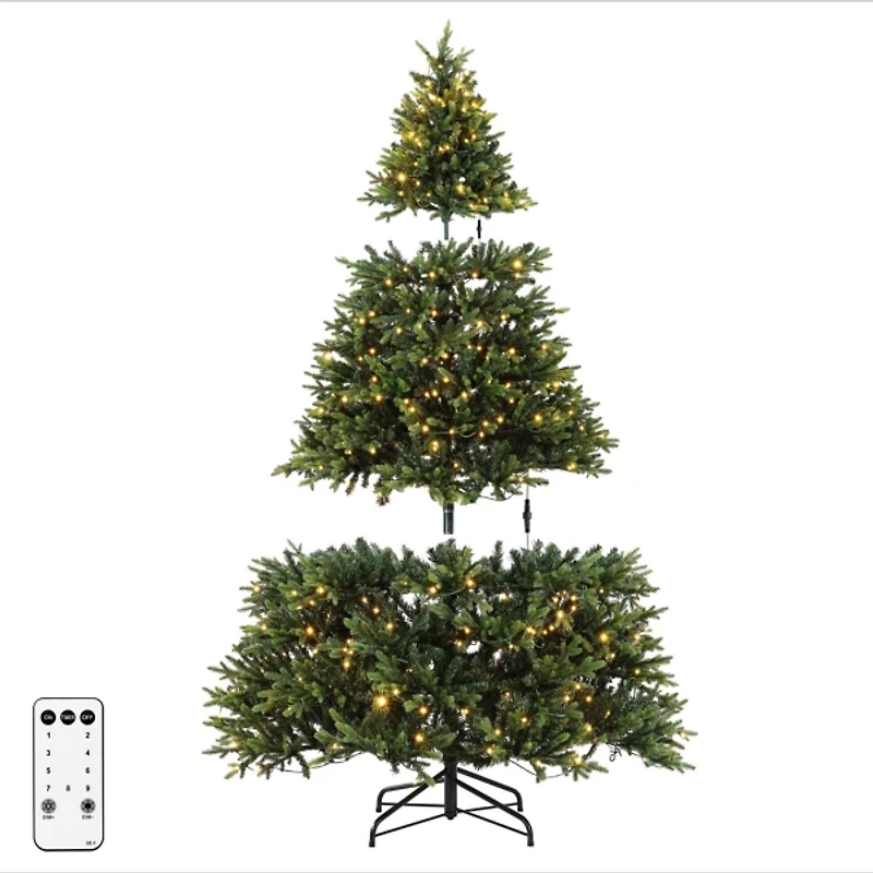 7.5 ft. Pre-Lit Berfu Artificial Christmas Tree
