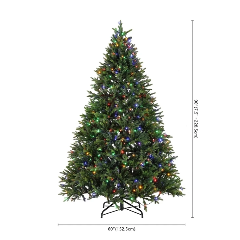 7.5 ft. Pre-Lit Berfu Artificial Christmas Tree