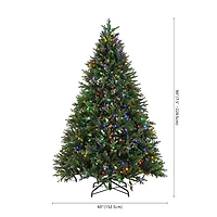 7.5 ft. Pre-Lit Berfu Artificial Christmas Tree