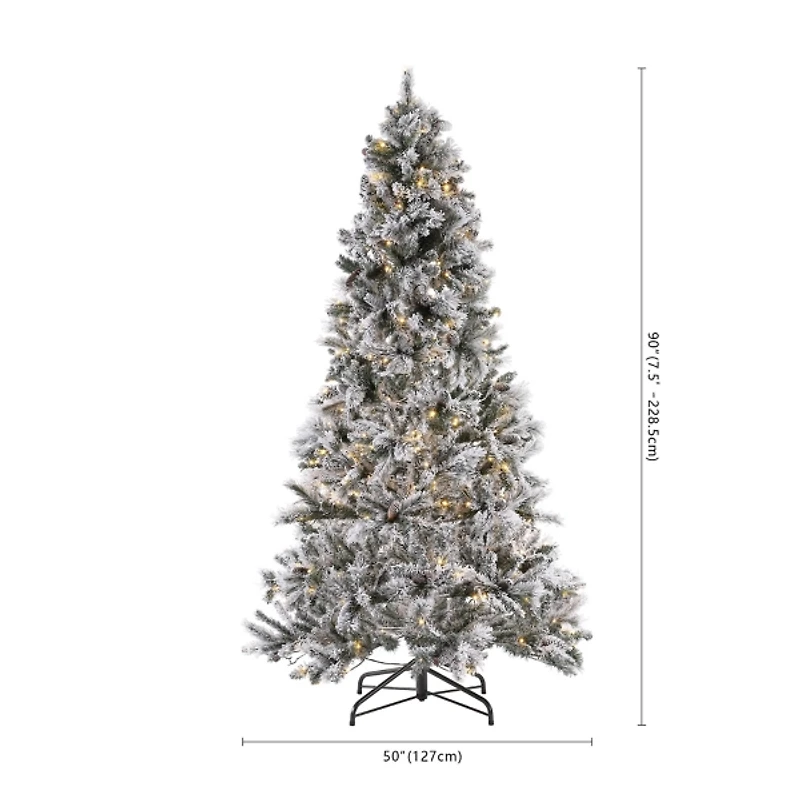 7.5 ft. Pre-Lit Renuka Artificial Christmas Tree