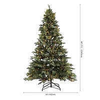 7.5 ft. Pre-Lit Nailia Artificial Christmas Tree