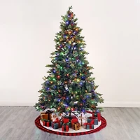 7.5 ft. Pre-Lit Nailia Artificial Christmas Tree