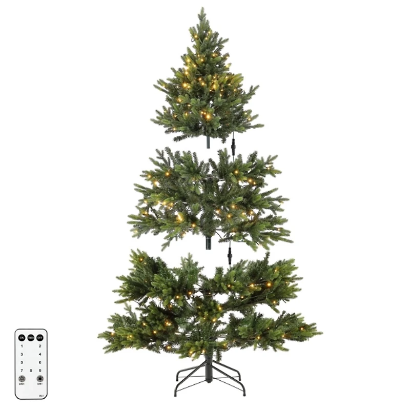 5.5 ft. Pre-Lit Jacobien Artificial Christmas Tree