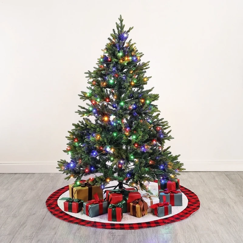5.5 ft. Pre-Lit Jacobien Artificial Christmas Tree