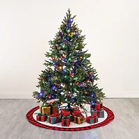 5.5 ft. Pre-Lit Jacobien Artificial Christmas Tree