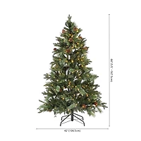5.5 ft. Pre-Lit Gusti Artificial Christmas Tree