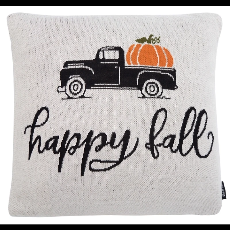 Happy Fall Farmhouse Truck Pillow