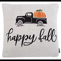 Happy Fall Farmhouse Truck Pillow