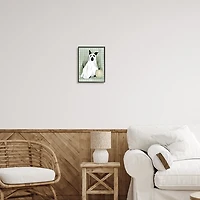 Dog Ghost Halloween Costume Framed Art Print