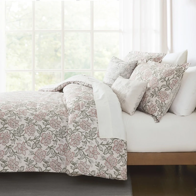 Zara Misty Rose -pc. Full/Queen Comforter Set
