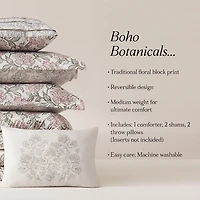 Zara Misty Rose -pc. Full/Queen Comforter Set