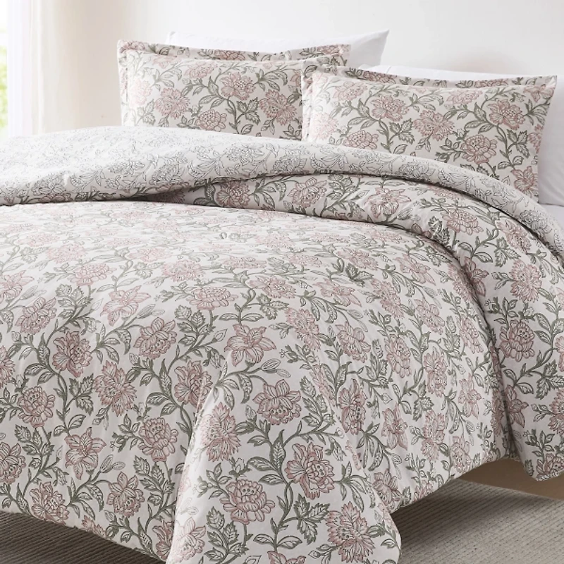 Zara Misty Rose 3-pc. Full/Queen Comforter Set
