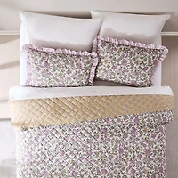 Lola Quilted Floral 3-pc. Full/Queen Comforter Set