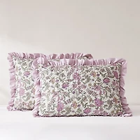 Lola Quilted Floral 3-pc. Full/Queen Comforter Set