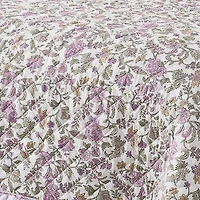 Lola Quilted Floral 3-pc. King Comforter Set