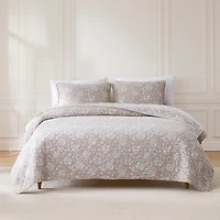 Zara Quilted Rose 3-pc. Full/Queen Comforter Set