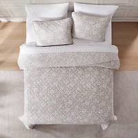 Zara Quilted Rose 3-pc. Full/Queen Comforter Set