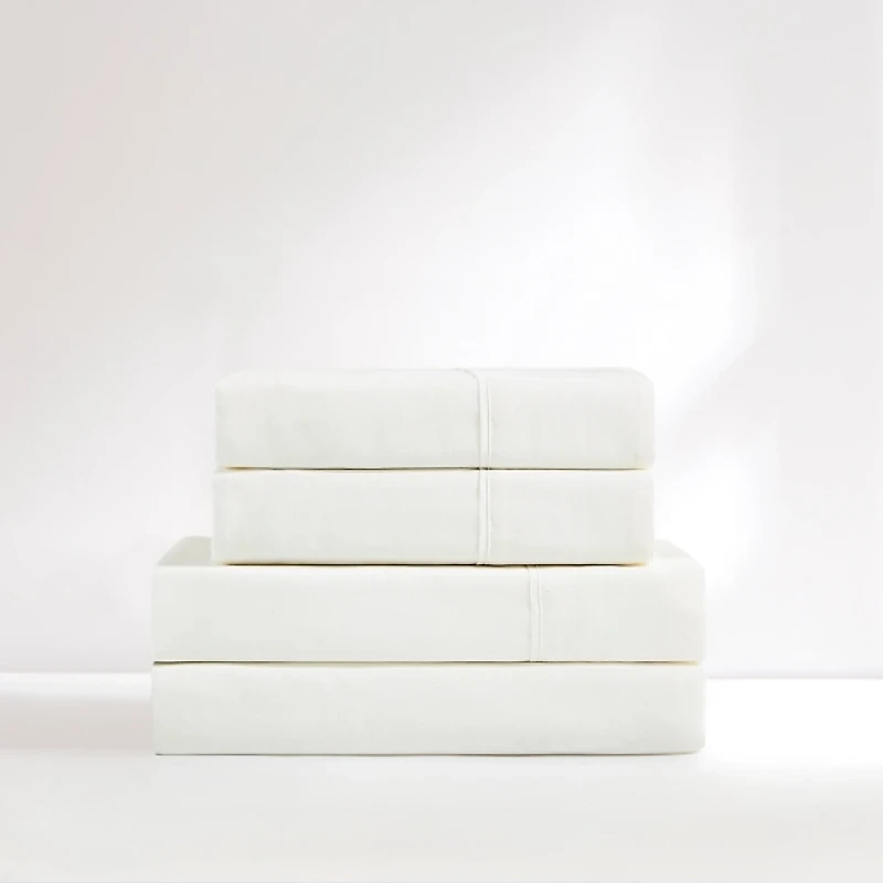 Solid White Verona 4-pc. Twin Sheet Set