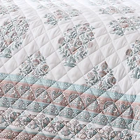 Sofia Bouquet Reversible 6-pc. King Quilt Set