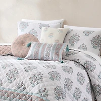 Sofia Bouquet Reversible 6-pc Full/Queen Quilt Set