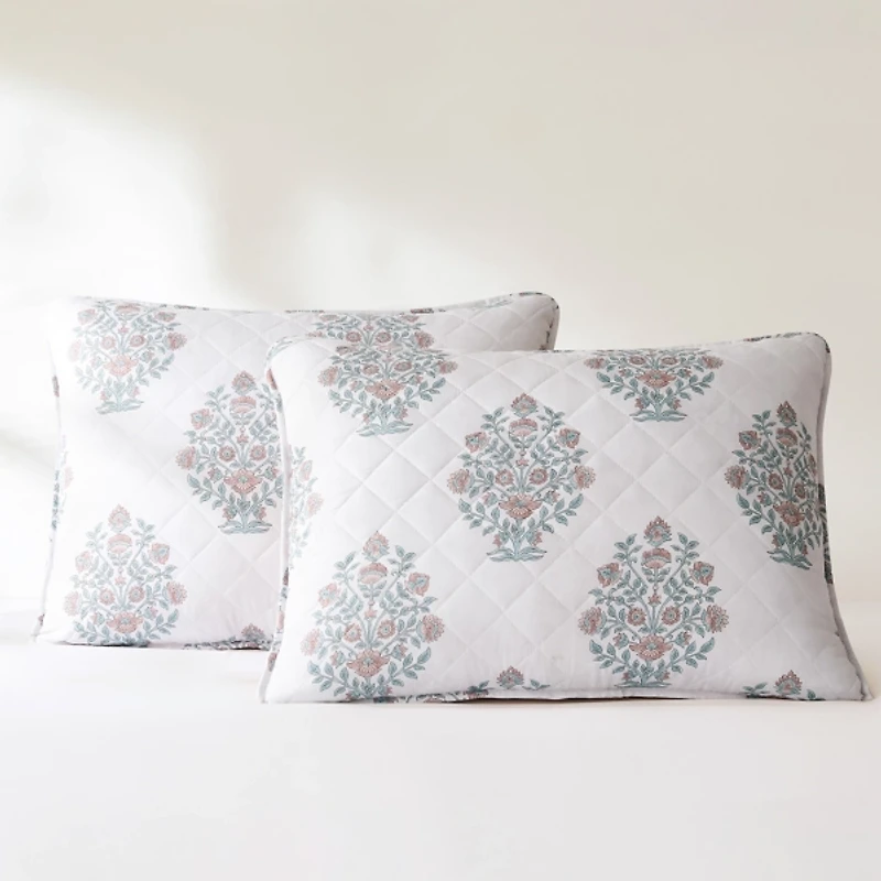 Sofia Bouquet Reversible 6-pc Full/Queen Quilt Set