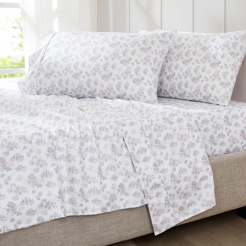 Suzette Floral 6-pc. Full Sheet Set