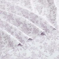 Mauve Peony Toile 6-pc. King Sheet Set