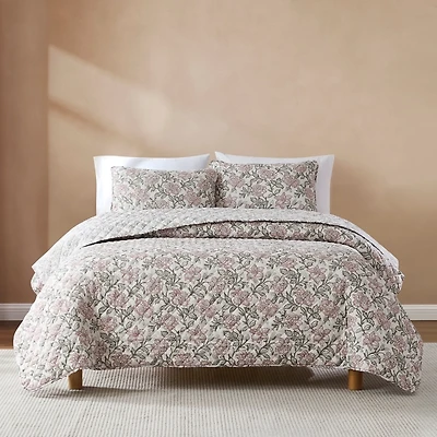 Zara Misty Rose 3-pc. Full/Queen Quilt Set