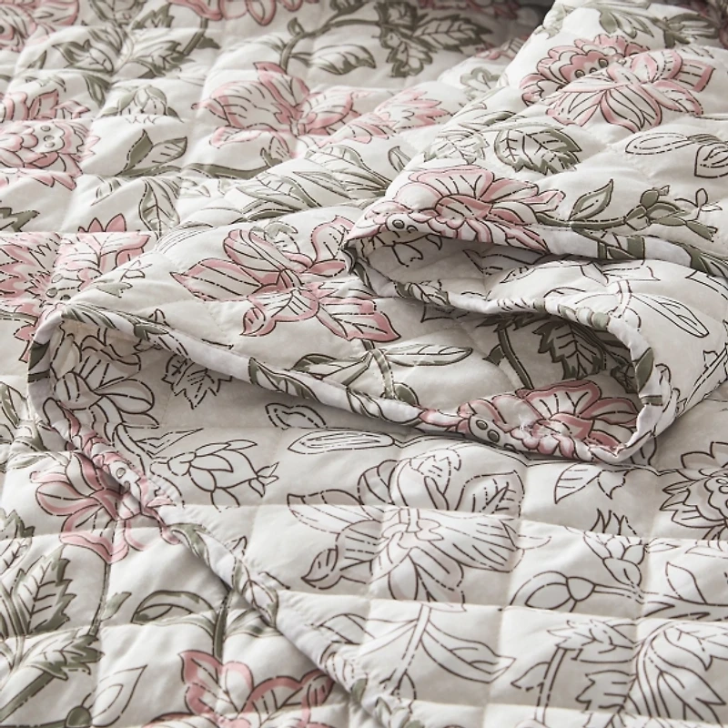 Zara Misty Rose 3-pc. Full/Queen Quilt Set